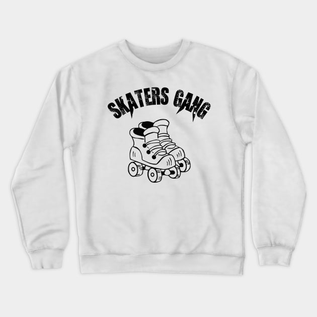 Roller-skate Crewneck Sweatshirt by Jhontee